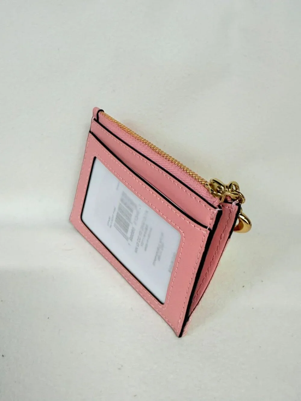 coach Mini Skinny Id Case In Loved Denim With Quilting And Charm cfa30